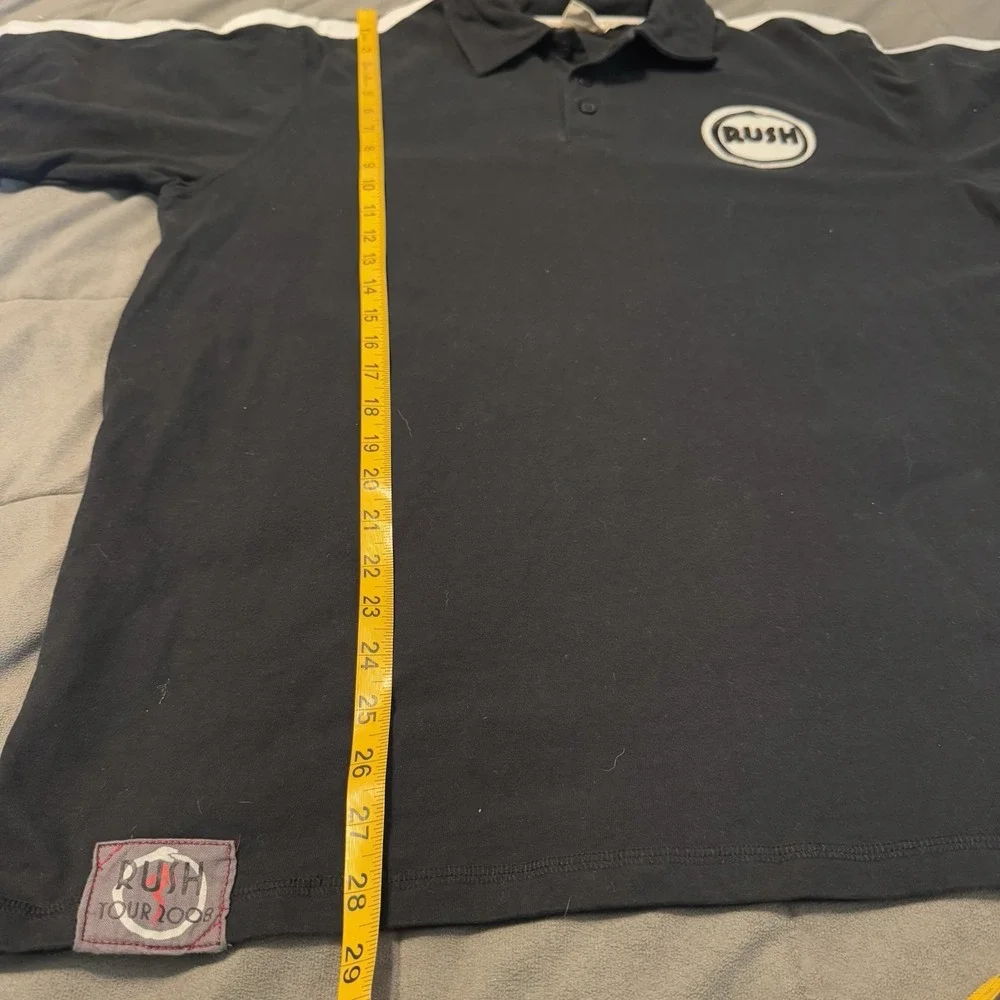 Rush Snakes & Arrows 2008‎ Tour Large Polo Shirt Licensed Y2K